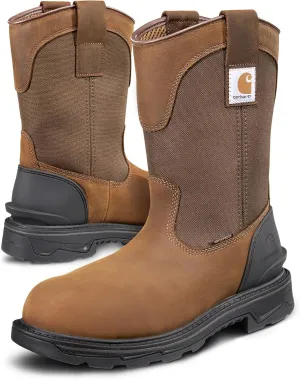 Carhartt Men's Ironwood Waterproof 11" Alloy Toe Wellington Work Boot Carhartt Men's Ironwood Waterproof 11" Alloy Toe Wellington Work Boot