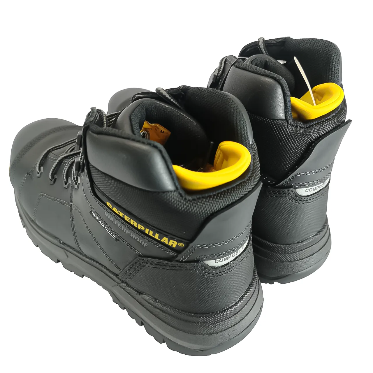 Caterpillar Leather Crossrail 2.0 Safety Boot Comp Toe Black