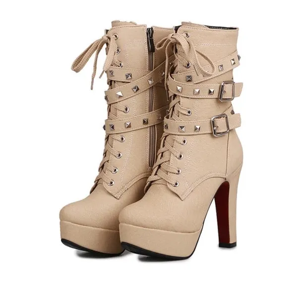 High Heel Ankle Boots