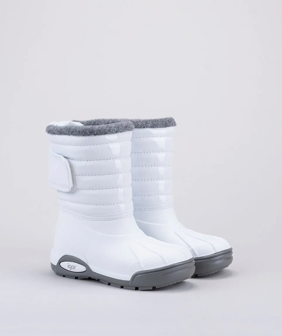 IGOR LINED BOOTS IN WHITE