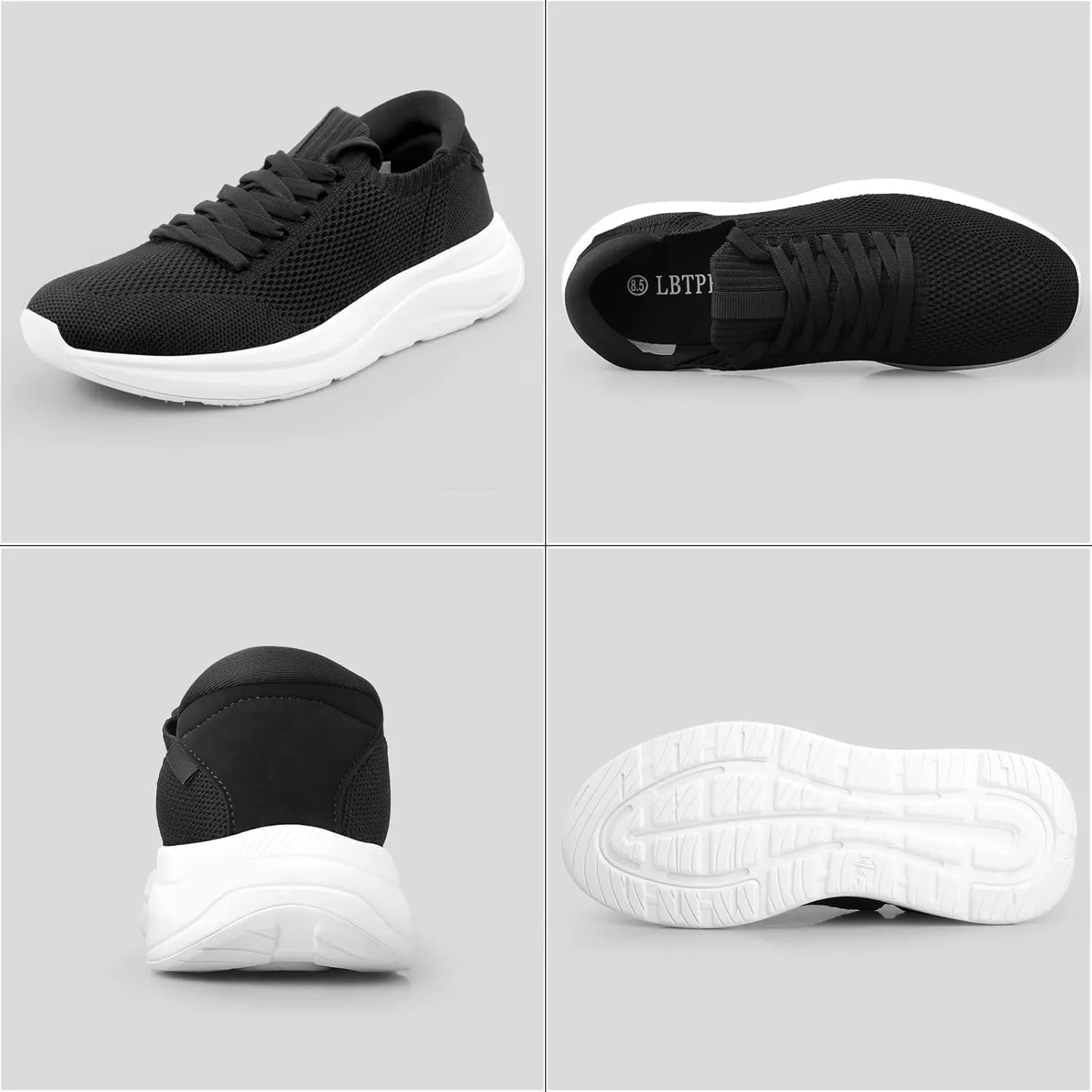 Mens Non Slip Running Shoes Lightweight Breathable Casual Walking Shoes Mesh Athletic Sneakers Workout Sports Sneakers
