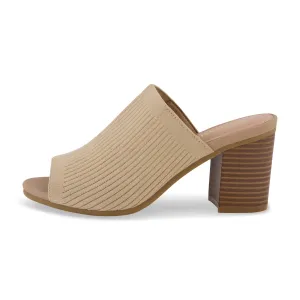 Nima Knit Heeled Mule
