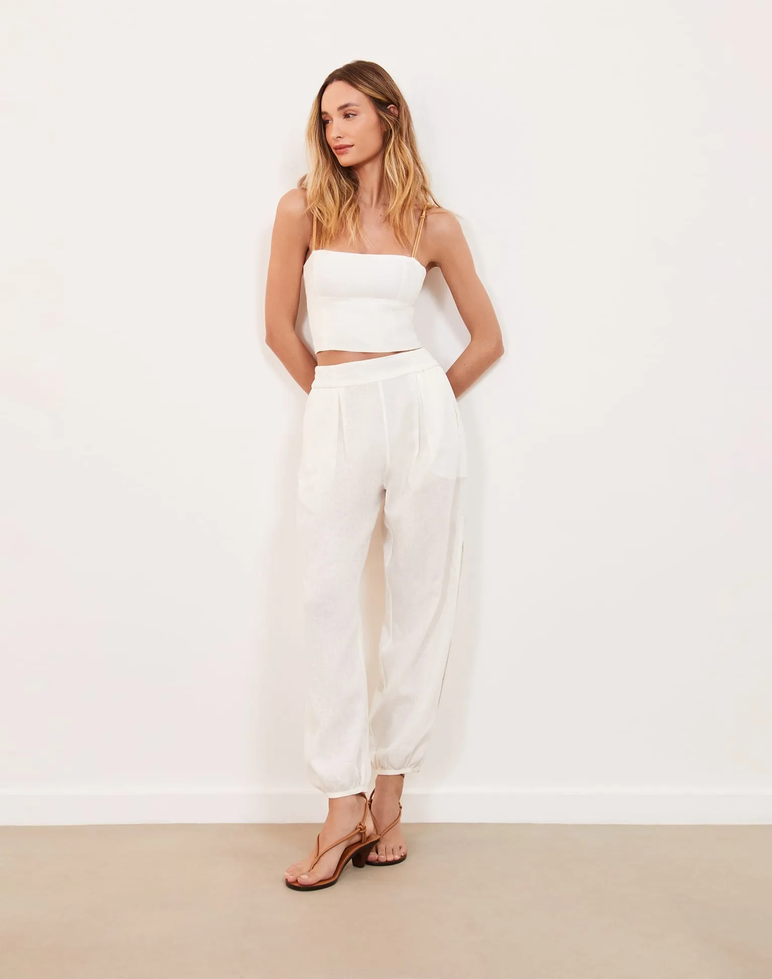 Sakura Detail Top - Off White