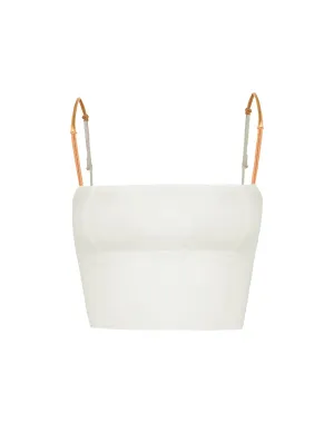 Sakura Detail Top - Off White