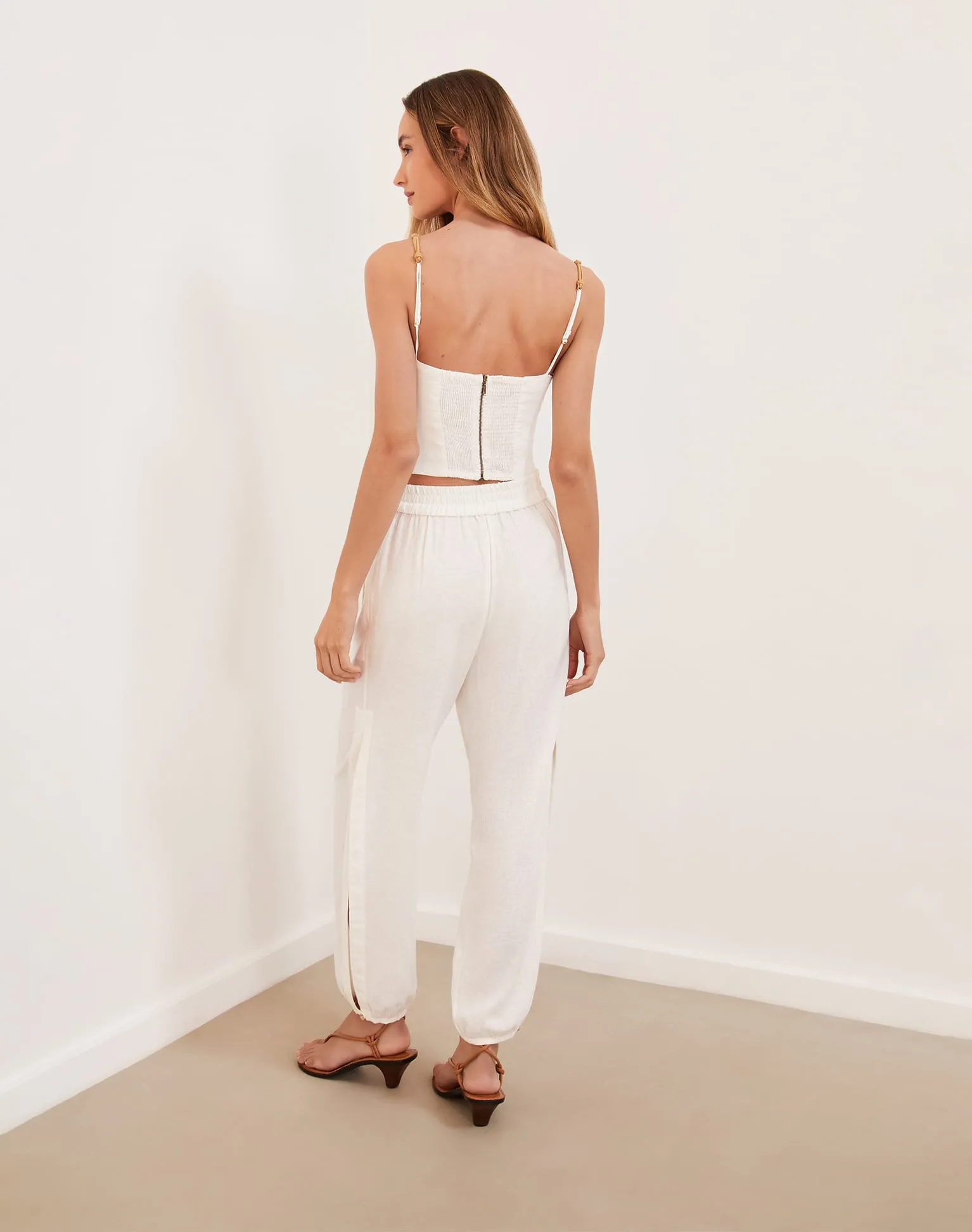 Sakura Detail Top - Off White