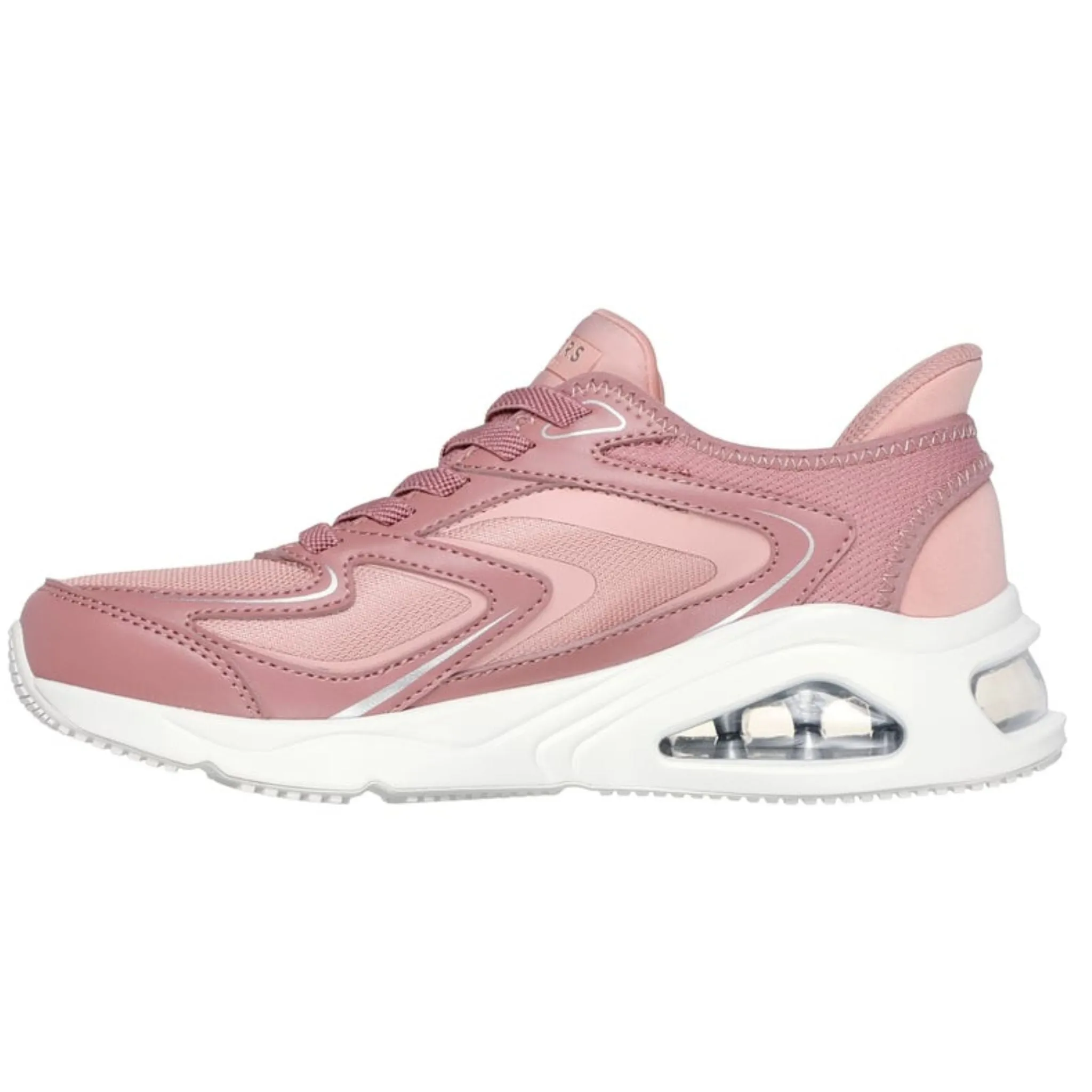 Skechers Women's 177408 Tres-Air Uno-EZ-Glide Rose Slip-ins Casual Shoes