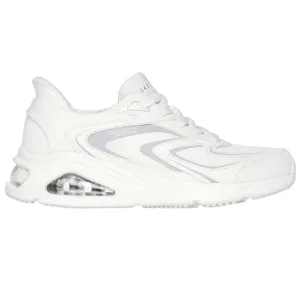 Skechers Women's 177408 Tres-Air Uno-EZ-Glide White Slip-ins Casual Shoes