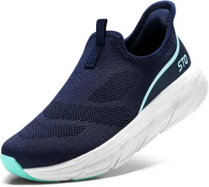 STQ Walking Shoes for Women Supportive Cushioned Mesh Shoes Casual Slip on Sneakers Orthopedic Arch Support Slip Resistant Work Shoes for Pregnancy Nurse Standing All Day STQ Walking Shoes for Women Supportive Cushioned Mesh Shoes Casual Slip on Sneakers Orthopedic Arch Support Slip Resistant Work Shoes for Pregnancy Nurse Standing All Day
