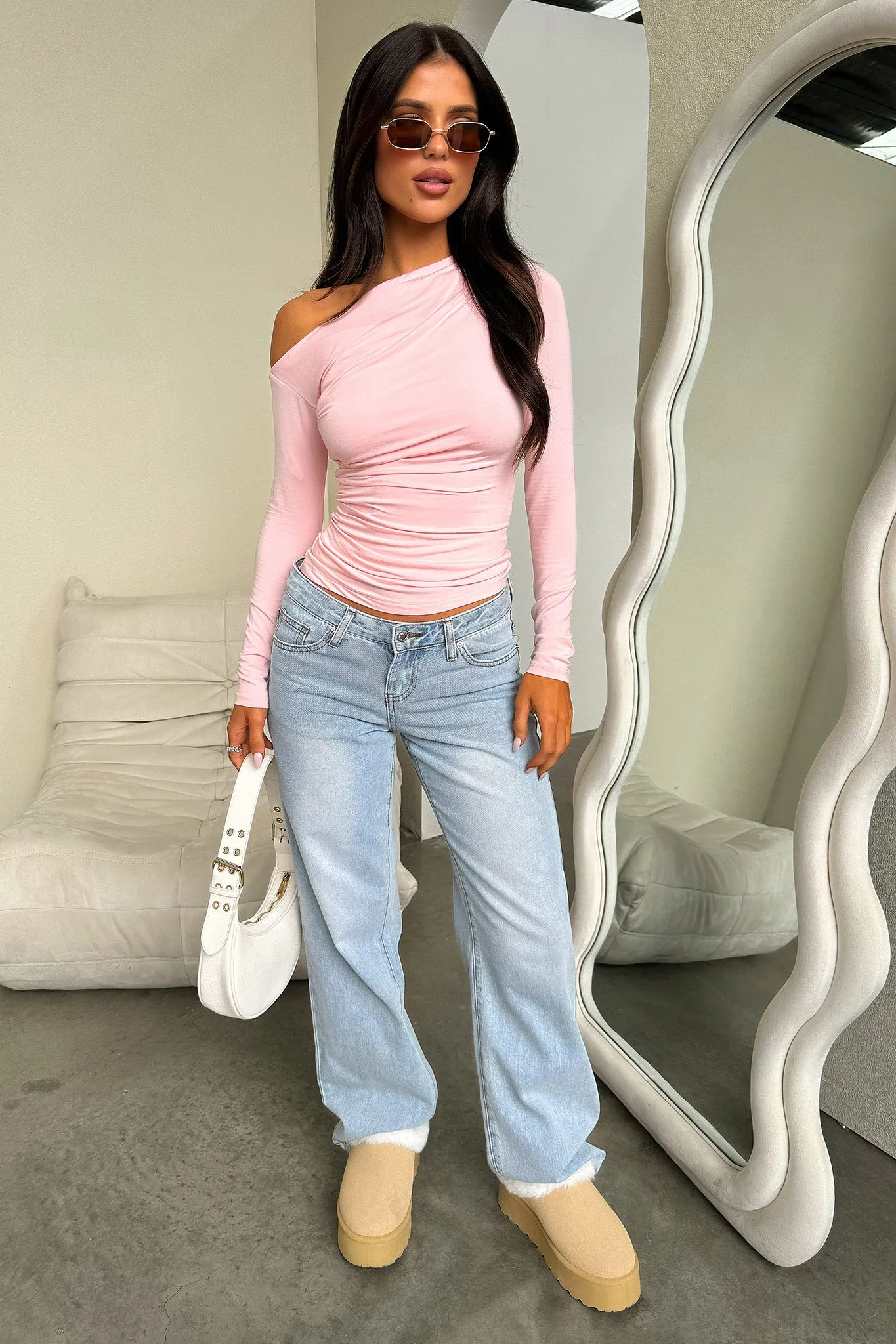 Vitani Long Sleeve Top - Pink