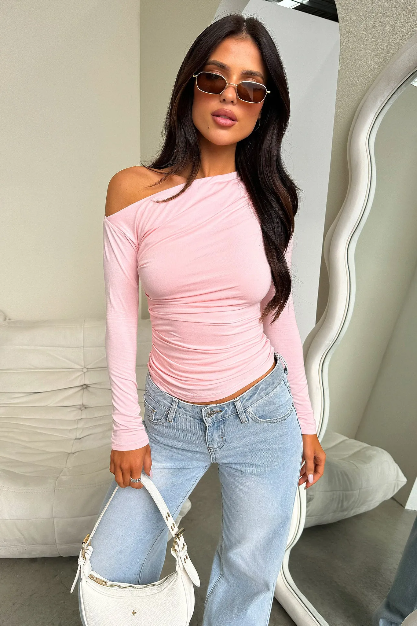 Vitani Long Sleeve Top - Pink